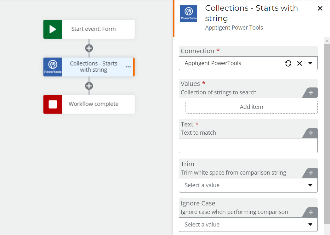 starts-with-string-function-powertools-workflow-automation-plugin